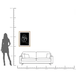 Tableau encadré Faccia Arte Woman 60x80cm><noscript><img width=
