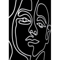 Tableau encadré Faccia Arte Woman 60x80cm><noscript><img width=