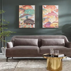 Tableau encadré Fish Meeting Two 75x100cm><noscript><img width=