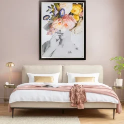 Tableau encadré Flower Lady Pastel 117x154cm>KARE Design