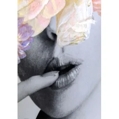 Tableau encadré Flower Lady Pastel 117x154cm><noscript><img width=