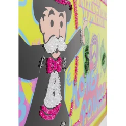 Tableau encadré Graffiti Money 70x160cm><noscript><img width=