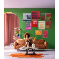 Tableau encadré Green Flag 40x60cm><noscript><img width=