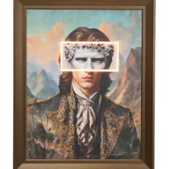 Tableau encadré LED Art Gentleman 80x100cm>KARE Design Sale