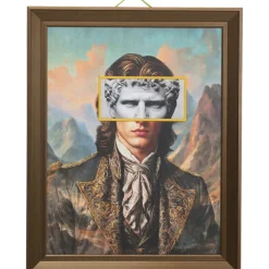 Tableau encadré LED Art Gentleman 80x100cm><noscript><img width=