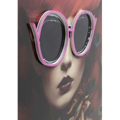 Tableau encadré LED Fancy Red Lady 120x80cm><noscript><img width=