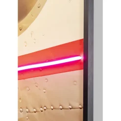 Tableau encadré LED Jetset Lean Lady 120x80cm><noscript><img width=