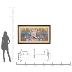 Tableau encadré Lovers 180x106cm><noscript><img width=