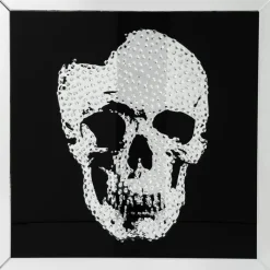 Tableau encadré Mirror Skull 100x100cm>KARE Design Best