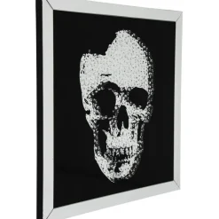Tableau encadré Mirror Skull 100x100cm><noscript><img width=
