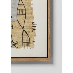 Tableau encadré Native Spirals 50x150cm><noscript><img width=