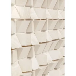 Tableau encadré Origami blanc 74x104cm><noscript><img width=