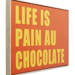 Tableau encadré Pain Au Chocolate 40x60cm><noscript><img width=