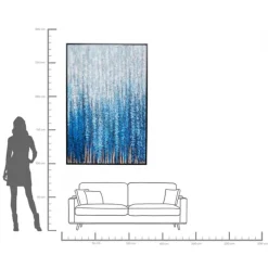 Tableau encadré Rain Shower 120x180cm><noscript><img width=