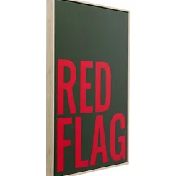 Tableau encadré Red Flag 40x60cm><noscript><img width=
