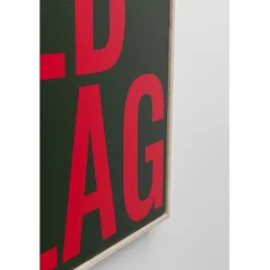 Tableau encadré Red Flag 40x60cm><noscript><img width=