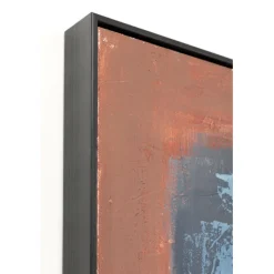 Tableau encadré Silence bleu 120x120cm><noscript><img width=