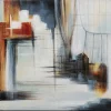 Tableau encadré Visione Front 100x100cm>KARE Design Clearance