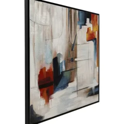 Tableau encadré Visione Obliquo 100x100cm><noscript><img width=