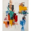 Tableau sur toile Be Happy 150x120cm>KARE Design Outlet