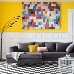 Tableau sur toile Colorful Dots 200x140cm><noscript><img width=