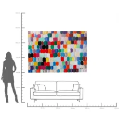 Tableau sur toile Colorful Dots 200x140cm><noscript><img width=