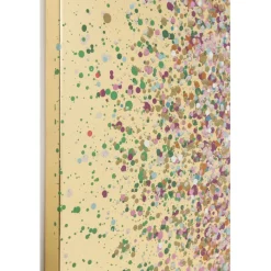 Tableau sur toile Flower Boat doré-fuchsia Pink><noscript><img width=