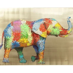 Tableau sur toile Flower Elefant 120x90cm>KARE Design New