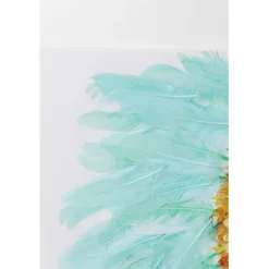 Tableau sur toile Headdress Dog 80x80cm><noscript><img width=