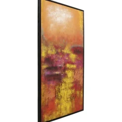 Tableau sur toile Jardin rouge 125x215cm>KARE Design Online