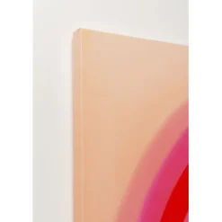 Tableau sur toile Tendency Circle rose 120x120cm><noscript><img width=