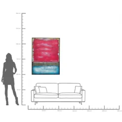 Tableau sur toile Vista rouge 90x120cm><noscript><img width=