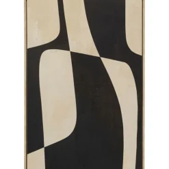 Tableau sur toîle Classic Shape Blacky 60x90cm>KARE Design Discount