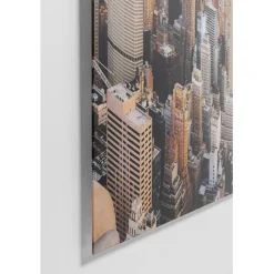 Tableau verre City View 150x100cm><noscript><img width=