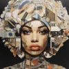 Tableau verre 3D Art Geo Women 120x120cm>KARE Design Online