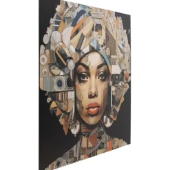 Tableau verre 3D Art Geo Women 120x120cm>KARE Design Online