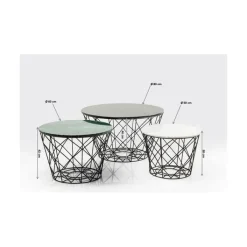 Tables basses East Coast rond (jeu de 3)><noscript><img width=