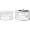 Tables basses Wire blanches (set de 2)>KARE Design Outlet