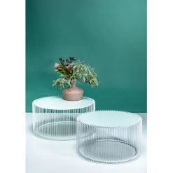 Tables basses Wire blanches (set de 2)>KARE Design Outlet