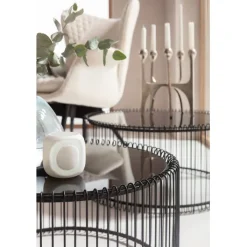 Tables basses Wire noir (set de 2)><noscript><img width=
