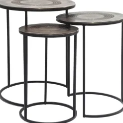 Tables d appoint Marrakesh Ø48cm (3/Set)>KARE Design Clearance