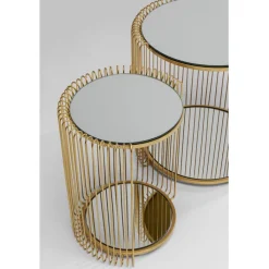 Tables d appoint Wire Double laiton (2/Set)><noscript><img width=