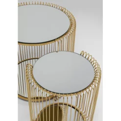 Tables d appoint Wire Double laiton (2/Set)><noscript><img width=