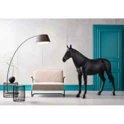 Tables d appoint Wire noir (set/2) Ø44cm><noscript><img width=