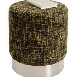 Tabouret Berry High Silver vert Ø39cm>KARE Design Online