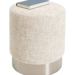 Tabouret Berry High silver beige Ø39cm>KARE Design Online