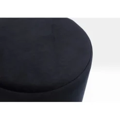 Tabouret Cherry noir laiton Ø35cm><noscript><img width=