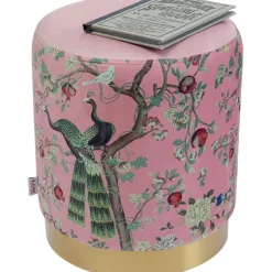Tabouret Cherry Peacock laiton Ø32cm><noscript><img width=