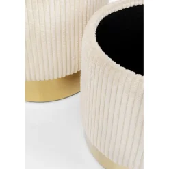 Tabouret Cherry Storage Cord Creme (2/Set)><noscript><img width=