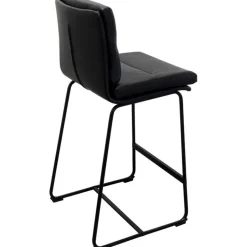 Tabouret de bar Ginny noir 75cm><noscript><img width=